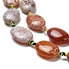 Natural Fire Crackle Agate Beads Strands G-F807-E01-01A-4