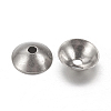 Tarnish Resistant 304 Stainless Steel Bead Caps STAS-I019-4mm-2