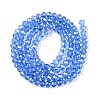 Electroplate Glass Beads Strands EGLA-A044-T4mm-A14-3