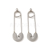 Non-Tarnish 304 Stainless Steel Pendants STAS-L022-382P-1