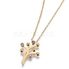 304 Stainless Steel Pendant Necklaces NJEW-E135-10-3