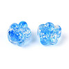 Handmade Foil Lampwork Beads Strands FOIL-T008-06E-3