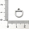 304 Stainless Steel Charms STAS-P433-13A-P-3