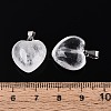 Natural Quartz Crystal Pendants G-T143-49M-4