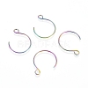 Ion Plating(IP) 304 Stainless Steel Earring Hooks X-STAS-L216-02A-M-1
