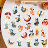 Fox Paper Stickers Set X-DIY-M031-41-6