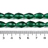 Transparent Glass Beads Strands X-EGLA-N013-T10mm-D24-4