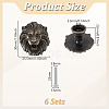 Lion Alloy Drawer Pull Handles FIND-WH0816-038AB-2