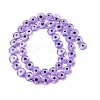 Handmade Evil Eye Lampwork Beads Strands LAMP-G164-10B-02-2