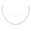 2.5MM 304 Stainless Steel Wheat Chain Necklaces NJEW-JN05718-2