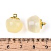 Transparent Glass Apple Pendants LS-X1-DGLA-E004-16K-3
