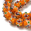 Handmade Lampwork Beads Strands LAMP-N025-05H-3