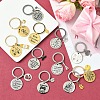Alloy & 201 Stainless Steel Keychain KEYC-YW00102-01-4