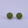 Round Silicone Focal Beads SI-JX0046A-137-2