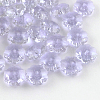 Flower Transparent Glass Beads X-GLAA-R160-08-1