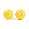 Painted Natural Wood Beads WOOD-A018-16mm-18-2