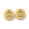 Halloween 304 Stainless Steel Beads STAS-U017-01G-C-1