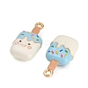 Alloy Enamel Pendants AL-CBAC5EF-07G-01-2