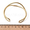 304 Stainless Steel Cuff Bangles for Women LS-BJEW-Z150-01G-02-5