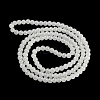 Baking Paint Imitation Jade Glass Round Bead Strands DGLA-Q021-6mm-01-5