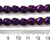 Electroplated Synthetic Magnetic Hematite Beads Strands G-I364-J01-03-4