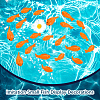 36Pcs 3 Styles Fish Resin Ornaments RESI-CN0001-03-5