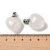 Natural Mixed Gemstone Perfume Bottle Pendants G-Z039-03P-4