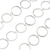 304 Stainless Steel Ring Link Chains CHS-G044-05P-04-1