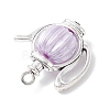 Acrylic & Tibetan Style Alloy Pendants PALLOY-JF04324-5