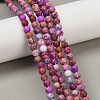 Dyed Natural Regalite/Imperial Jasper/Sea Sediment Jasper Beads Strands G-B124-C04-08-5