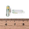 Picasso Transparent Glass Bugle Beads SEED-N010-02A-02-3