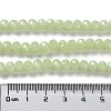 Baking Paint Imitation Jade Glass Bead Strands DGLA-A034-J6MM-A21-5