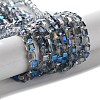 Electroplate Glass Bead Strands X-EGLA-R064-4mm-05-5