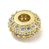 Rack Rack Plating Brass Micro Pave Cubic Zirconia Beads KK-B091-03-2