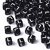 Opaque Acrylic Beads X-SACR-N002-01L-1
