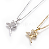 304 Stainless Steel Pendant Necklaces NJEW-E141-16-1