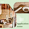 DIY Unfinished Wood Pencil Shape Pendant Decoration AJEW-WH0314-223-6