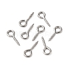 Tarnish Resistant 304 Stainless Steel Screw Eye Pin Peg Bails STAS-L234-165A-P-5