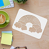 Large Plastic Reusable Drawing Painting Stencils Templates DIY-WH0202-058-3
