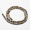 Natural Dalmatian Jasper Beads Strands X-G-D840-49-4mm-2