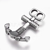 304 Stainless Steel Hook Clasps STAS-O114-077AS-2