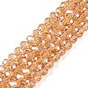 Electroplate Glass Beads Strands EGLA-A044-T6mm-A23-1