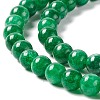 Natural White Jade Round Beads Strand G-E141-03C-3