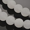 Natural White Jade Round Beads Strands G-G735-08F-6mm-3