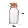Glass Jar Glass Bottles X5-AJEW-H004-7-1-3