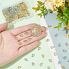 120Pcs 2 Colors 201 Stainless Steel Tube Bails STAS-AR0002-24-3