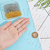 500Pcs 10 Styles Brass Ball Head Pins KK-UN0054-08-4