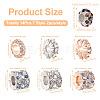 14Pcs 7 Style Zinc Alloy Rhinestone Beads ALRI-PJ0001-01-2