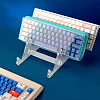 3-Tier Assembled Acrylic Keyboard Display Stand Shelf ODIS-WH0034-14-4