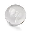 Religious Element Glass Crystal Ball Crystal Ball without Wood Stand PW-WG7CA34-13-2